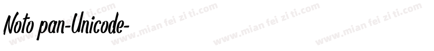 Noto pan-Unicode字体转换